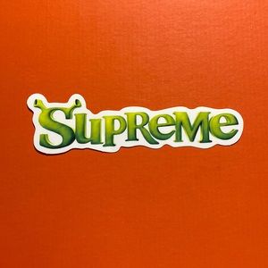 Supreme “Shriek Style” Sticker